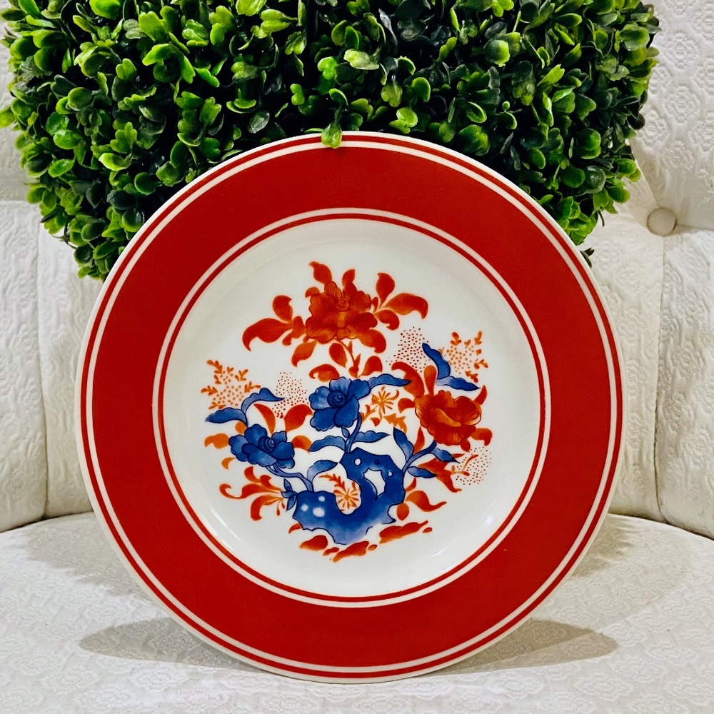 O25-SIX Vintage Seymour Mann Chinoiserie Salad/Accent Plate - Picture 1 of 11